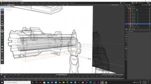 Modeling Sci-Fi Revolver In blender 2.91 (revolver gun)