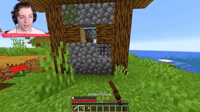 Minecraft BUT You Can EAT Any BLOCK! (weird things happen) смотреть онлайн