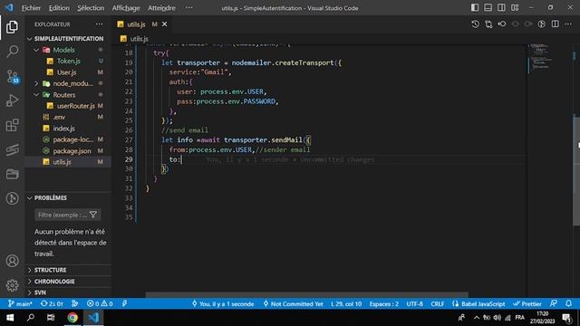 User Email Verification using nodemailer Mern-Auth Node js Mongodb express смотреть онлайн