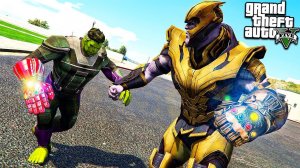 ХАЛК ПРОТИВ ТАНОСА МСТИТЕЛИ ФИНАЛ В ГТА 5 МОДЫ! ОБЗОР МОДА ВИДЕО ИГРЫ GTA 5! MODS