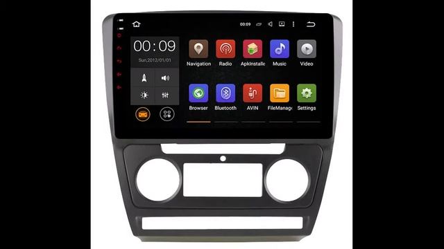 Штатная автомагнитола Skoda Octavia смотреть онлайн