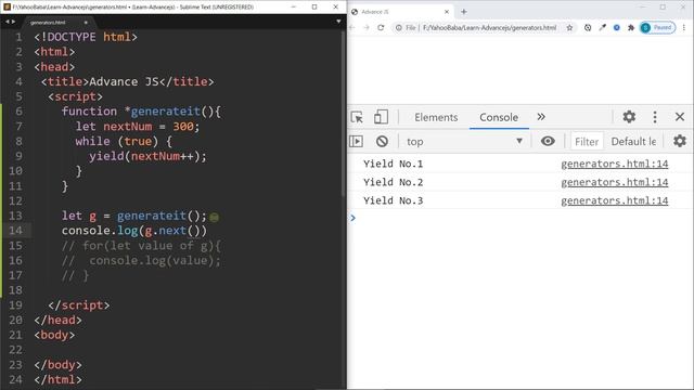 Advance JavaScript - Generators Tutorial in Hindi / Urdu смотреть онлайн
