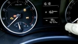 Сброс оповещения сервисного интервала Skoda Octavia A5 1.8 TSI