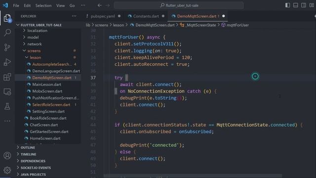 #18 MQTT Communication - How to build Uber App with Flutter (Full project) смотреть онлайн