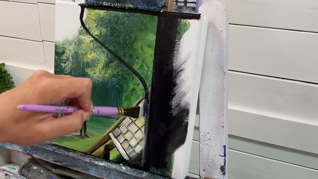 How To Paint “Spider Web And Fuchsias” Acrylic Painting Tutorial смотреть онлайн
