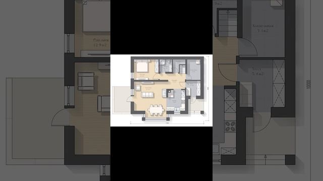 Afternoon breeze | Дневной бриз - Проект двухэтажного дома в современном стиле. смотреть онлайн