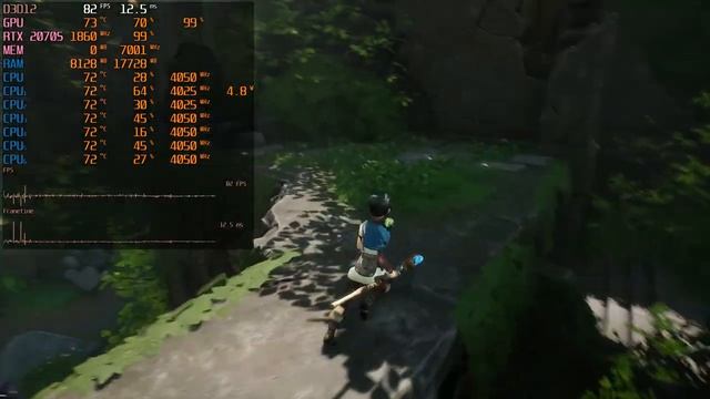 KENA: BRIDGE OF SPIRITS ULTRA SETTINGS FRAMERATE TEST 1080p RTX 2070 SUPER RYZEN 5 3600X смотреть онлайн