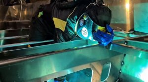 Сварка алюминия полуавтоматом. Сварка силового набора лодки