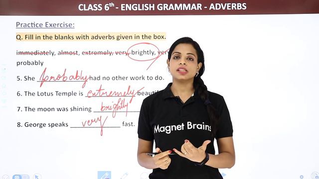 Exercise on Adverbs | Exercise on Adverbs for Class 6 | English Grammar Class 6 смотреть онлайн
