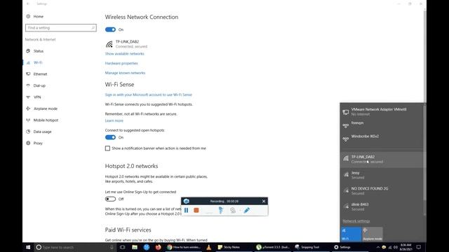 How to turn on Wifi or Connect to Wifi on Lenovo V15 смотреть онлайн