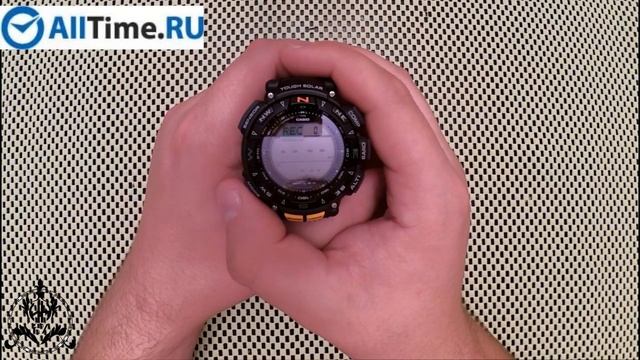 Обзор лучших наручных часов для охоты Casio Pro Trek PRG-240-1E смотреть онлайн