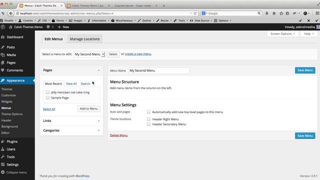 Creating WordPress Custom Menus смотреть онлайн