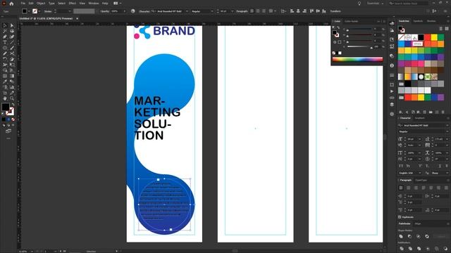 How to Create Poster Design in Adobe Illustrator CC 2020 смотреть онлайн