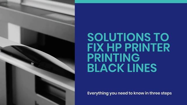 Fix HP Printer Printing Black Lines | Printer Prints Black Smudges | HP Printer Black Lines Printin смотреть онлайн
