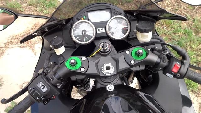 Первый запуск двигателя моего нового мотоцикла Kawasaki ZZR1400 [11.06.2017]