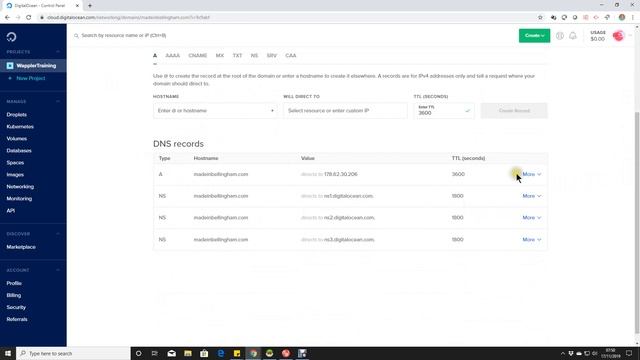 Adding a domain to your Digital Ocean droplet ( Wappler Docker) смотреть онлайн