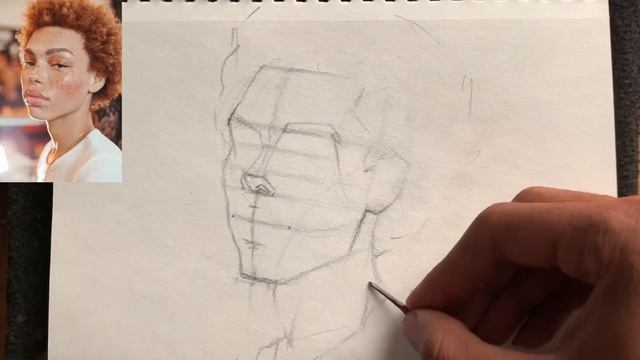 How to draw the head/ 3/4 pose смотреть онлайн