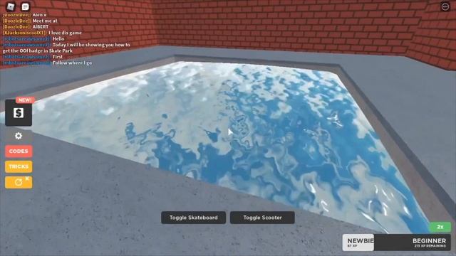 How to get the OOF? Badge in Skate Park in Roblox смотреть онлайн