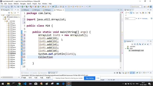 How to Sort Elements of ArrayList class by using Collections sort method? смотреть онлайн