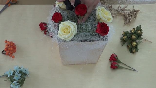 "ОСЕННЯЯ КОМПОЗИЦИЯ" из бумаги/DIY/цветочная композиция для интерьера/"AUTUMN COMPOSITION" of paper смотреть онлайн