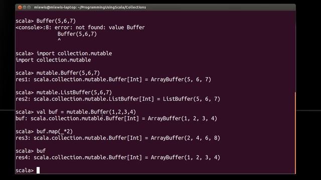 Buffers (using Scala) смотреть онлайн