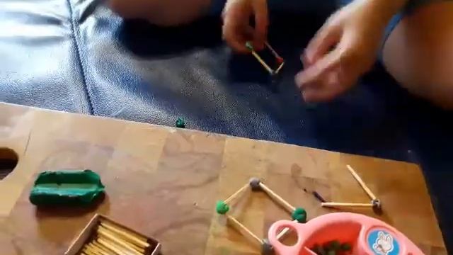 пластилин и спички.лепка.фигуры из пластилина смотреть онлайн