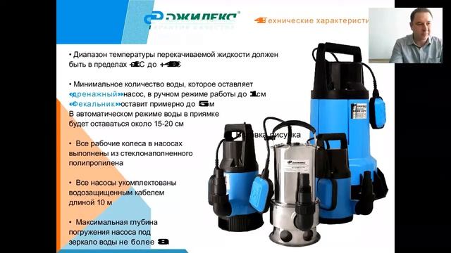 насос Джилекс Дренажник насос Джилекс Фекальник смотреть онлайн