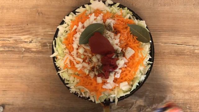 Тушеная капуста. Капуста с грибами смотреть онлайн