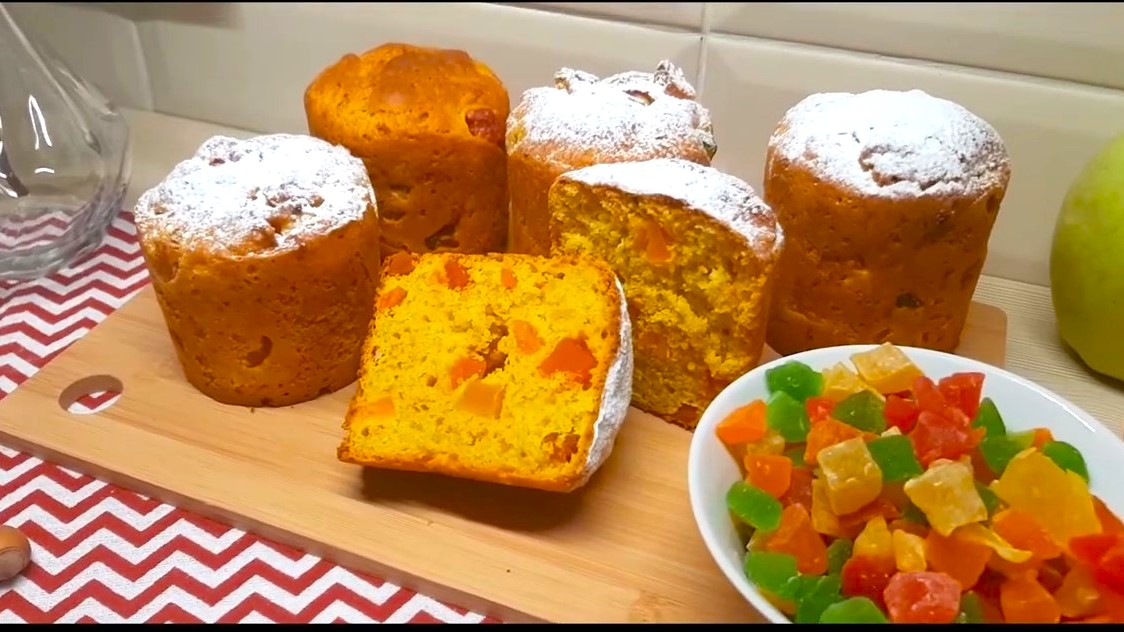 Потрясающий КУЛИЧ похожий на наш, но с Итальянской ноткой// Kulich Pannetone // смотреть онлайн
