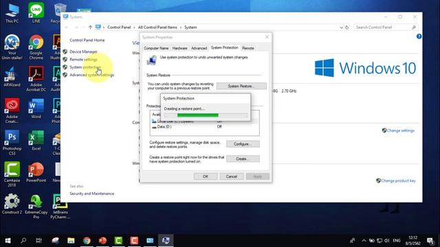 Create Restore Point การทำจุดกู้คืนระบบและข้อมูลในคอมพิวเตอร์ смотреть онлайн
