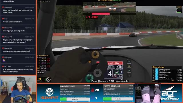 iRacing Mercedes GT3 at Spa Francochamps - IMSA Sportscar Championship Full Race смотреть онлайн