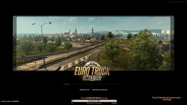 ETS2 ? Катаемся по дороге дураков на мерине смотреть онлайн
