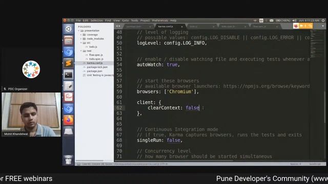 Unit testing in Javascript [PDC Tech Carnival 2020] смотреть онлайн