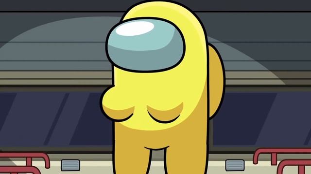 Among Us Giantess Female Yellow Imposter Buttcrush By A Giant Woman, A Giant Woman