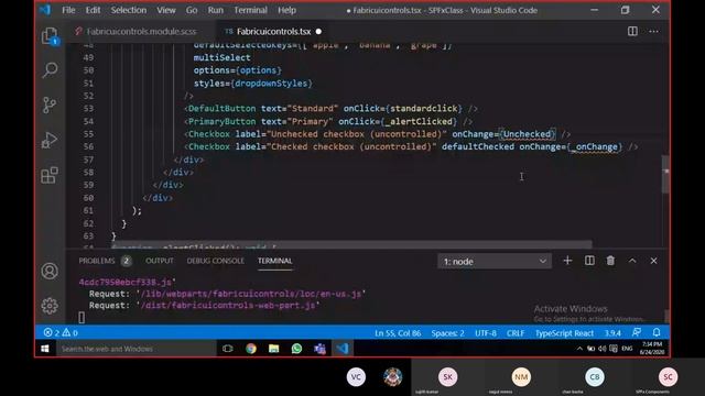 Fluent UI (Office UI Fabric) Controls with React in SharePoint Framework explained in Telugu смотреть онлайн