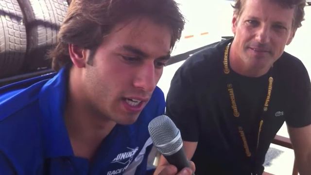 Ozz Negri and Felipe Nasr on his first time at Daytona смотреть онлайн