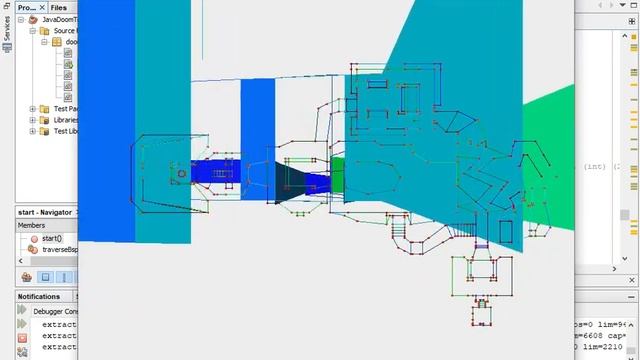 [Java 2.5D] from scratch - Doom (1993) WAD map renderer / First experiments - Test 001 :) смотреть онлайн