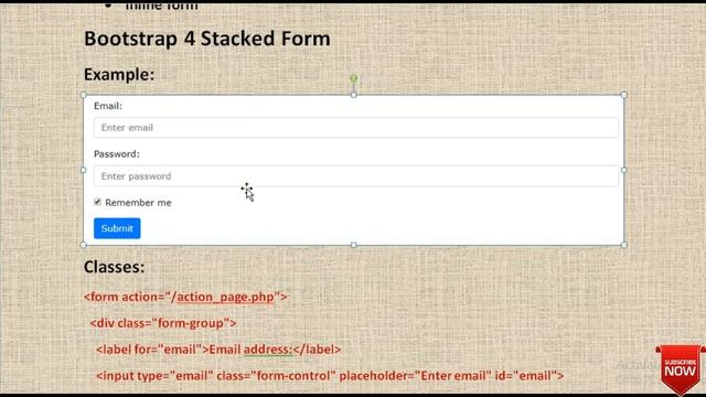 Bootstrap form concept | bootstrap 4 forms | types of forms | stacked form | full width form смотреть онлайн