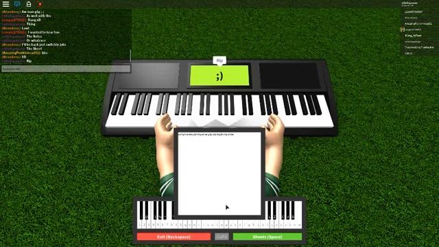 Tetris Theme Song on Roblox Piano ( Sheet is in Description ) смотреть онлайн