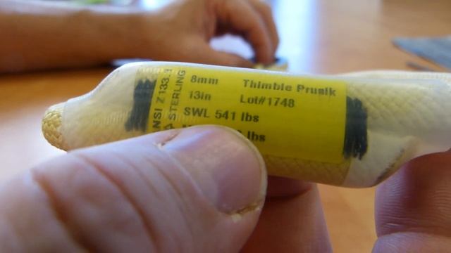 Manufacturing review: Sterling RIT 8mm prusik with aluminum thimble смотреть онлайн