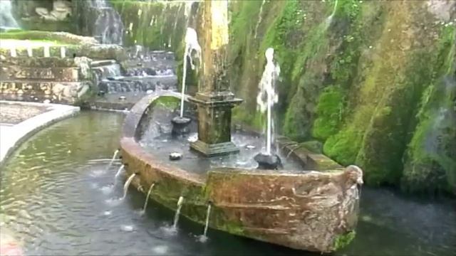 The Fountains of the Villa d'Este, Tivoli, Italy смотреть онлайн