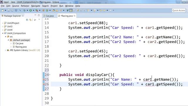 Java Programming 1 - Creating a Class and Instantiating it in another class смотреть онлайн