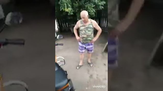 Внук подарил дедушке мотоцикл ? смотреть онлайн