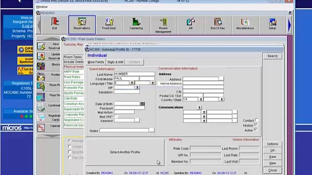 HOW TO MAKE A RESERVATION ON OPERA PMS смотреть онлайн