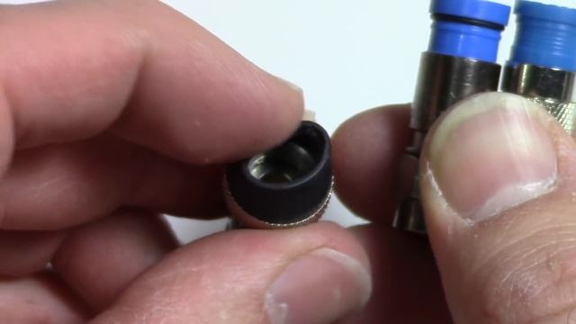 Coax TV Cable Stripping Connector Install - Compression And Threaded