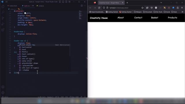 Create a Burger Menu with HTML & CSS & Js смотреть онлайн