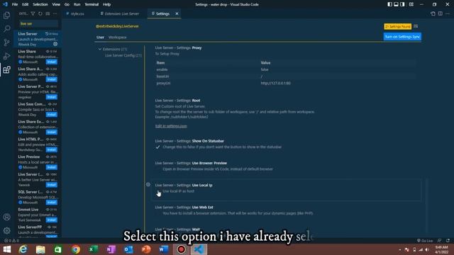 Solution of live server extension problem in visual studio code | Install Live Server смотреть онлайн