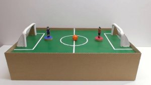 КАК СДЕЛАТЬ ФУТБОЛ НА МАГНИТАХ ИЗ КАРТОНА