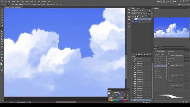 Lets Paint Anime Style Cumulus Cloud смотреть онлайн