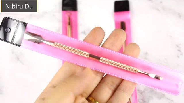 1 pcs nail cuticle pusher stainless steel remover dead skin pedicure manicure care cleaner tools смотреть онлайн